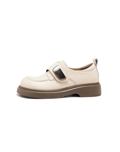 Лоферы женские черные бежевые, цвет Beige Camel