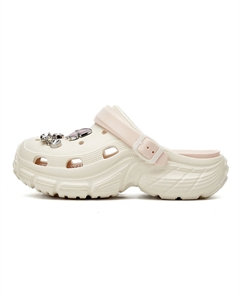 Клоги женские бело-розовые, цвет White Pink Josiny