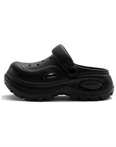Клоги женские черные, цвет Black Cat power