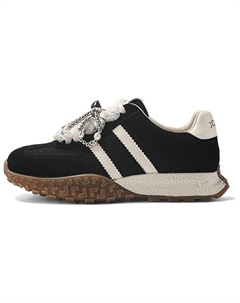 Женские низкие кэжуал кеды черные, цвет Black Josiny