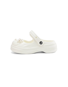 Женские тапочки EVA с закрытым носком бежевые, цвет Beige Hla