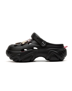 Клоги женские черные розово-красные, цвет Black Rose Red Josiny