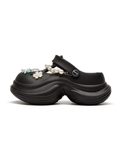 Классические перфорированные клоги для женщин черные, цвет Black Josiny