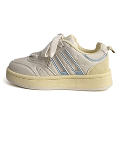 Женские низкие скейтерские кроссовки желто-синие, цвет Yellow Blue Jimixiong