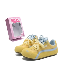 Женские низкие повседневные туфли желто-голубые, цвет Yellow Blue Abcio