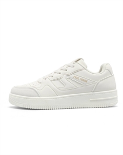 Женские противоскользящие износостойкие низкие скейтерские кеды White Black, цвет White Black Paul frank