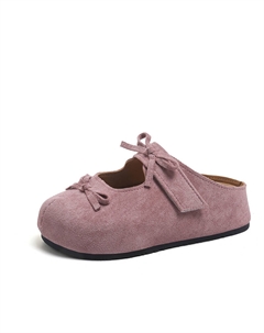 Давейс Хаус закрытые тапочки для женщин подарочный набор абрикосовый с бантом подарочная упаковка, цвет Apricot[Bowknot Box][Gift Included] Dawei's house