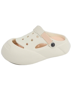 Белые женские клоги, цвет White Tonybear