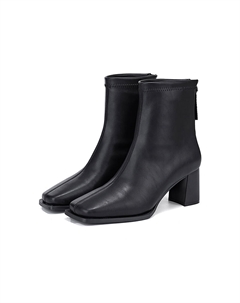 Черные женские ботинки на каблуке 6 см, цвет Black 15 mins