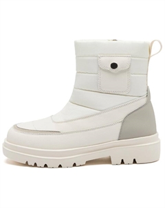 Женские зимние ботинки стеганые, бежевый Agsdon