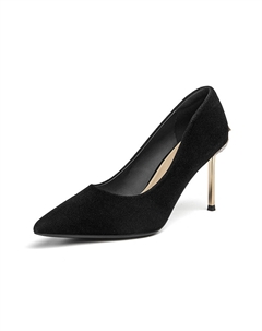 Женские туфли на высоком каблуке черные, цвет Black Josiny
