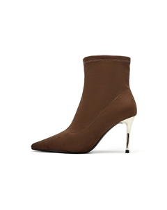 Черно-коричневые женские ботильоны, цвет Brown Daphne