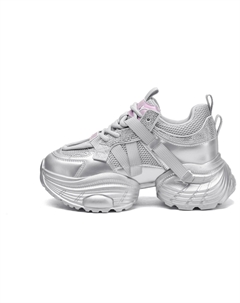 Низкие массивные кроссовки женские Silver Gray, цвет Silver Gray Josiny