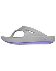 Женские сланцы On The Go серо-фиолетовые, цвет Gray Purple Skechers