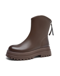 Ботильоны женские 5,2 см коричневые, цвет Brown Aokang