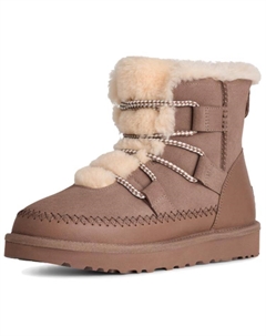 Классические новогодние короткие зимние сапоги женские Reindeer Brown, цвет Reindeer Brown Ugg