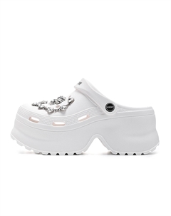 Белые женские клоги, цвет White Josiny