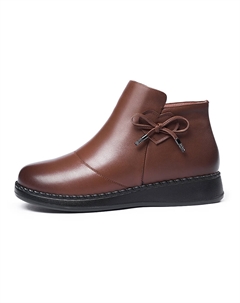 Коричневые женские ботильоны, цвет Brown Aokang