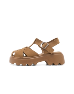 Женские треккинговые туфли River цвета абрикос и верблюжьего, цвет Camel C°banner