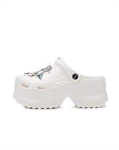 Белые женские клоги, цвет White Josiny