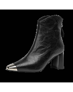 Женские черные угги на меху, цвет Black (Fleece-Lined) Gudianfengdu