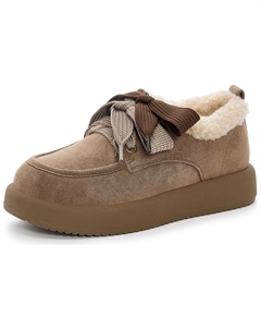 Женские зимние ботинки короткие на шнуровке, бежевый Daphne