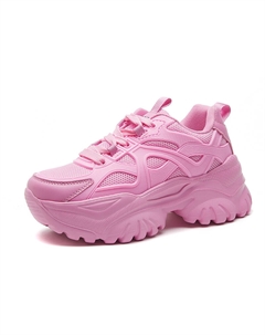 Женские розовые низкие массивные кроссовки, цвет Pink Mulinsen