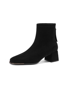 Черные женские ботинки на 5-сантиметровом каблуке, цвет Black Mulinsen