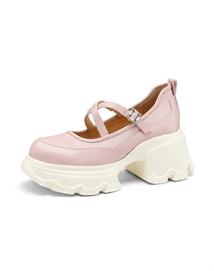 Лоферы 2025 Осень Повседневные туфли для комьюта Удобные женские туфли Мэри Джейн Модный тренд Без подкладки - Розовый, цвет Pink Fmm