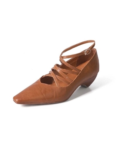 Туфли Мэри Джейн на танкетке 4,5 см женские карамельные, цвет Caramel Echo&yolo