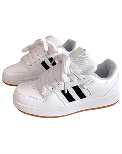 Женские скейтерские кеды белые, цвет White Jimixiong