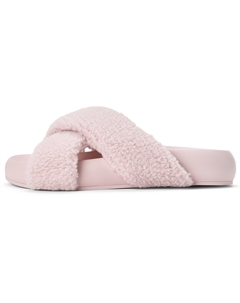 Композитные противоскользящие тапочки с износостойкой подошвой 3,5 см женские розовые розовые, цвет Pink Pink Charles&keith