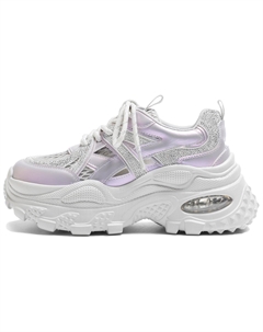 Женские устойчивые к истиранию нескользящие массивные кеды с низким верхом фиолетовые, цвет Purple Josiny