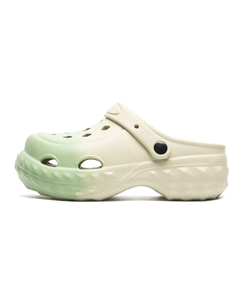Клоги женские песочного зеленого цвета, цвет Sand Green Hong kong meng