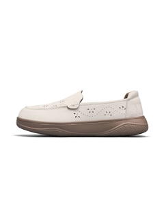 Медсестринские туфли, женские лоферы на шнуровке - экрю, цвет Ecru Zuliz