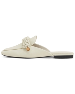 Мюллер Тапочки женские коричневые экрю, цвет Ecru Charles&keith