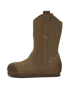 Женские желтые, хаки берцы, цвет Khaki Basto