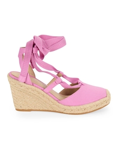 Туфли-лодочки на танкетке Espadrille, цвет Lilac Stuart weitzman
