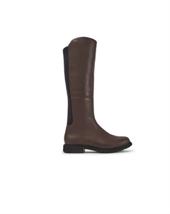 Женские ботинки высокие замшевые, темно-коричневый Camper