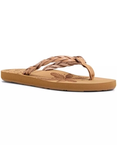 Женские сандалии Feel Breezie Slip-On Flat, коричневый/бежевый Roxy