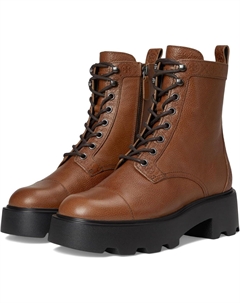 Ботинки Monogram Lug Ankle Boot 65mm, цвет Toasted Caramel Tory burch