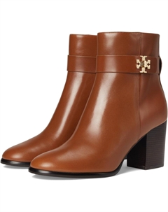 Ботинки Turnlock Heeled Ankle Boot 80mm, цвет Sierra Cognac Tory burch