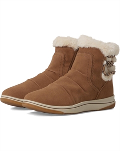 Ботинки женские Breeze Cozy из искусственных материалов, коричневый Clarks