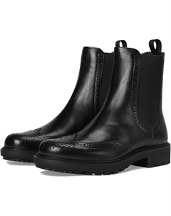 Ботинки Metropole Oslo Chelsea Wingtip Boots, черный Ecco