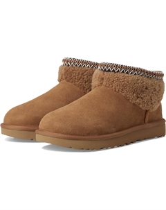 Ботинки Classic Ultra Mini Maxi Curly, коричневый Ugg