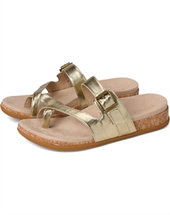 Туфли Carmela Thong Sandals, цвет Gold Leather Vionic