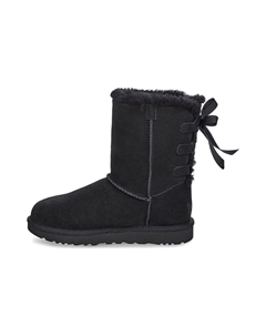 Сапоги зимние женские с бантом, черный Ugg