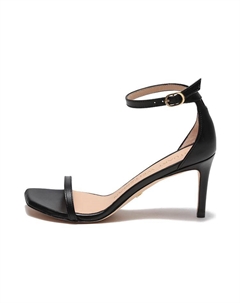 Сандалии с одной бретелью 7,5 см женские черные Stuart weitzman