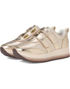 Кроссовки Gracie Double Strap Sneakers, цвет Gold Metallic Johnston & murphy