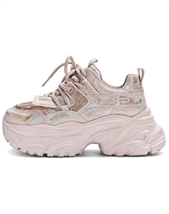 Антискользящие износостойкие массивные низкие кроссовки женские светло-розовые, цвет Light Pink Josiny